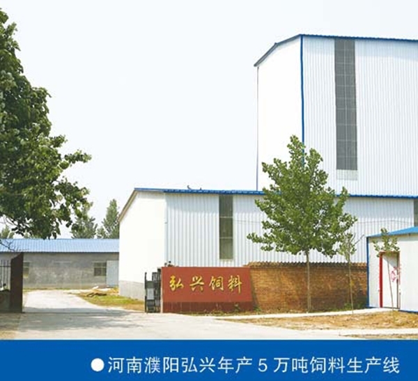 Hongxing feed production line with an annual output of 50,000 tons